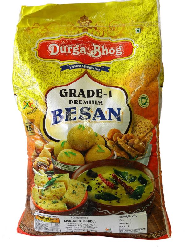 Durga Bhog Grade-1 Premium Besan 25kg
