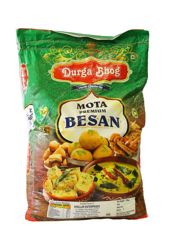 Durga Bhog Mota Premium Besan 25kg