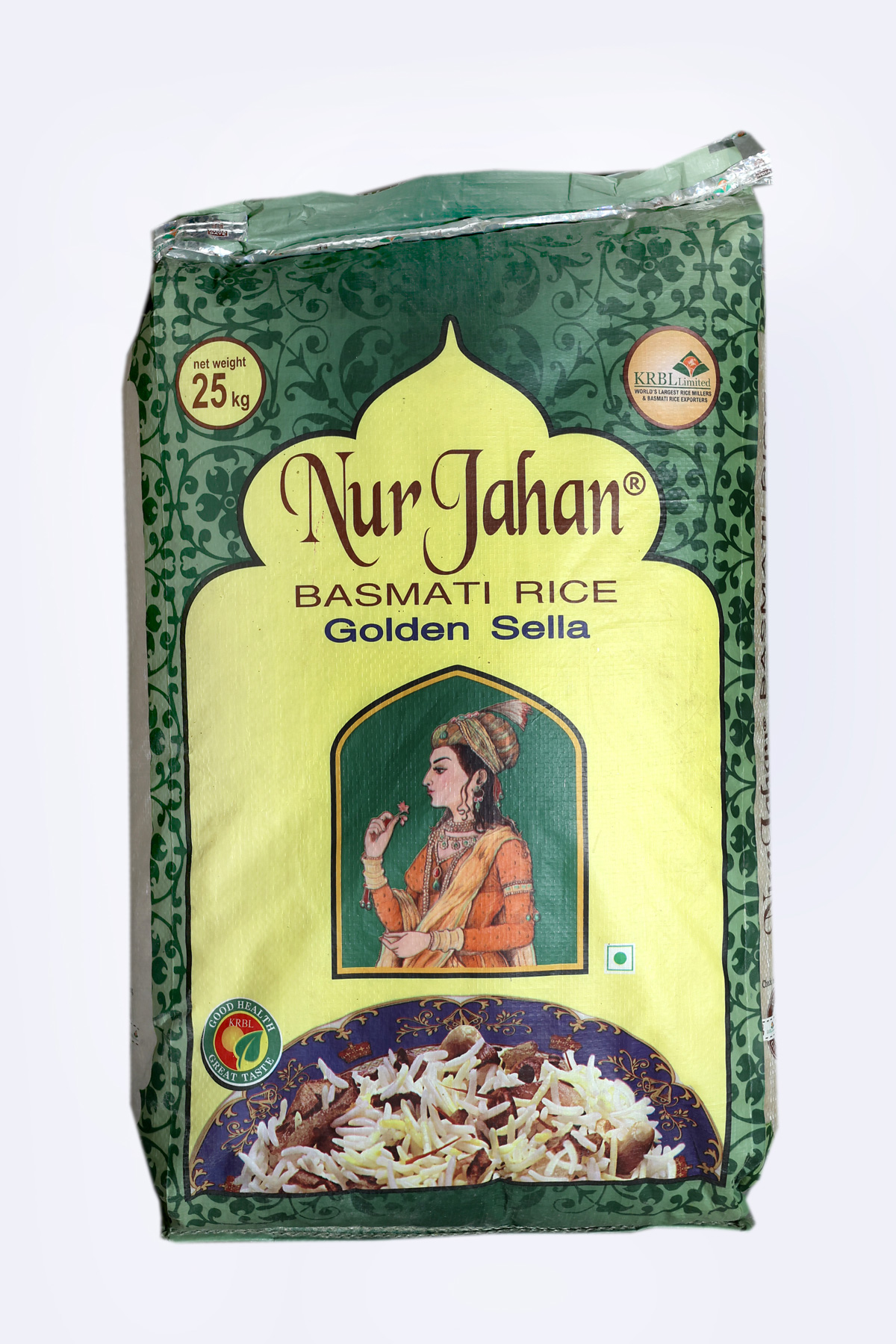 Nur Jahan Basmati Rice Golden Sella 25kg Agam Whole Sale